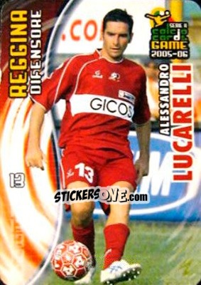 Sticker Alessandro Lucarelli - Serie A 2005-2006. Calcio cards game - Panini
