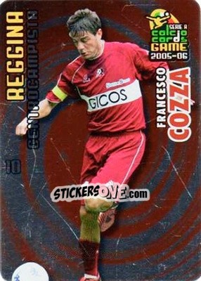 Sticker Francesco Cozza - Serie A 2005-2006. Calcio cards game n. 146 - Panini