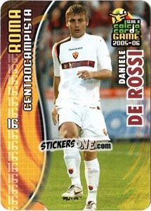 Sticker Daniele De Rossi - Serie A 2005-2006. Calcio cards game n. 155 - Panini