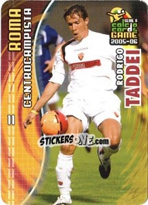 Sticker Rodrigo Taddei - Serie A 2005-2006. Calcio cards game n. 157 - Panini