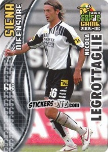 Sticker Nicola Legrottaglie - Serie A 2005-2006. Calcio cards game n. 173 - Panini