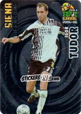 Sticker Igor Tudor - Serie A 2005-2006. Calcio cards game n. 174 - Panini