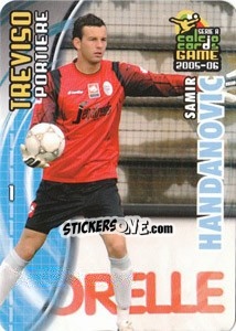 Sticker Samir Handanovic - Serie A 2005-2006. Calcio cards game n. 181 - Panini