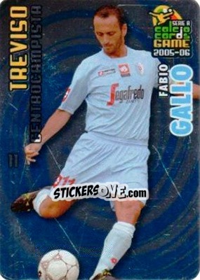 Cromo Fabio Gallo - Serie A 2005-2006. Calcio cards game n. 186 - Panini