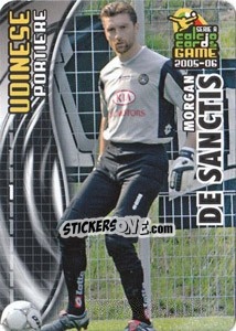 Sticker Morgan De Sanctis - Serie A 2005-2006. Calcio cards game - Panini