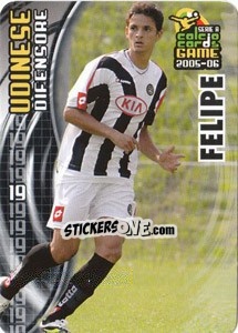 Sticker Felipe - Serie A 2005-2006. Calcio cards game n. 193 - Panini