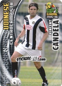 Sticker Vincent Candela - Serie A 2005-2006. Calcio cards game n. 194 - Panini