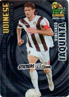 Sticker Vincenzo Iaquinta - Serie A 2005-2006. Calcio cards game n. 199 - Panini