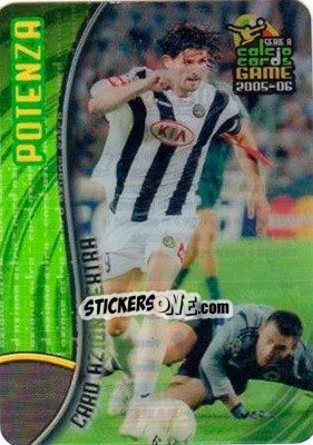 Sticker Vincenzo Iaquinta - Potenza - Serie A 2005-2006. Calcio cards game n. 202 - Panini