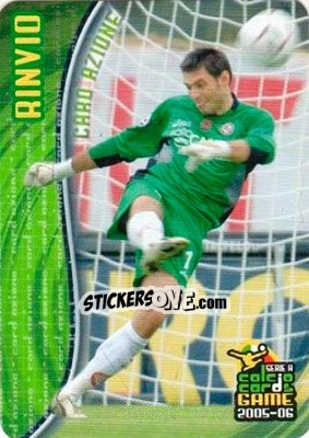 Sticker Marco Amelia / Rinvio - Serie A 2005-2006. Calcio cards game - Panini