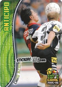 Sticker Anticipo - Serie A 2005-2006. Calcio cards game n. 214 - Panini