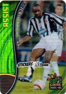 Sticker Patrick Vieira - Assist - Serie A 2005-2006. Calcio cards game n. 220 - Panini