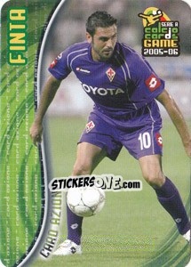 Figurina Finta - Serie A 2005-2006. Calcio cards game n. 223 - Panini