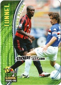 Sticker Tunnel - Serie A 2005-2006. Calcio cards game n. 224 - Panini
