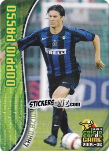 Sticker Doppio passo - Serie A 2005-2006. Calcio cards game n. 225 - Panini