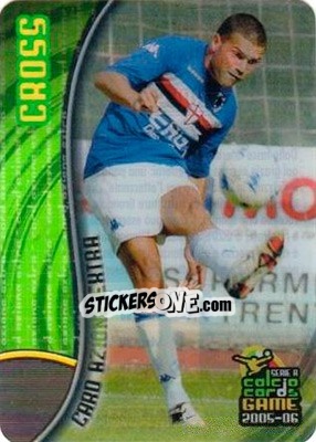 Sticker Cross - Serie A 2005-2006. Calcio cards game n. 228 - Panini