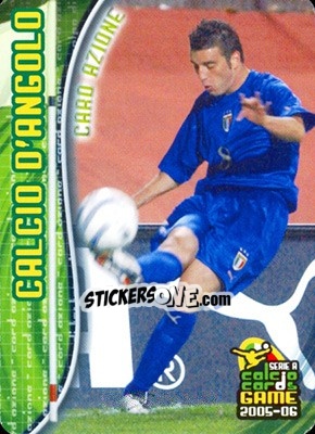 Sticker Calcio d'angolo - Serie A 2005-2006. Calcio cards game n. 233 - Panini