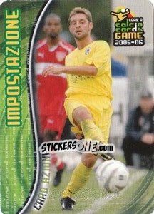 Sticker Impostazione - Serie A 2005-2006. Calcio cards game n. 234 - Panini