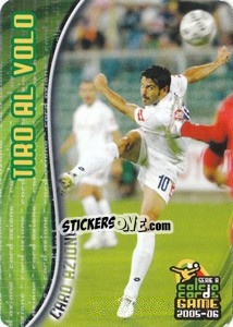 Sticker Tiro al volo - Serie A 2005-2006. Calcio cards game - Panini