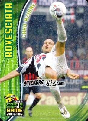 Sticker Rovesciata - Serie A 2005-2006. Calcio cards game n. 242 - Panini