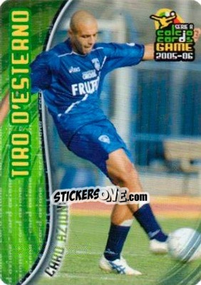 Cromo Tiro d'esterno - Serie A 2005-2006. Calcio cards game - Panini