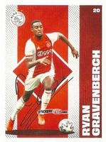 Sticker Ryan Gravenberch - Eredivisie 2020-2021 n. 20 - Ah