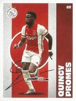 Figurina Quincy Promes - Eredivisie 2020-2021 n. 22 - Ah