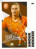 Sticker Anouk Dekker - Eredivisie 2020-2021 n. 119 - Ah