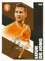 Cromo Luuk de Jong - Eredivisie 2020-2021 n. 142 - Ah