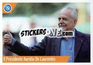 Sticker Il Presidente - SSC Napoli 2020-2021 - Erredi Galata Edizioni