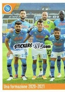 Cromo Formazione 2020/2021 - SSC Napoli 2020-2021 - Erredi Galata Edizioni