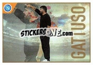 Sticker Gattuso - SSC Napoli 2020-2021 n. 11 - Erredi Galata Edizioni