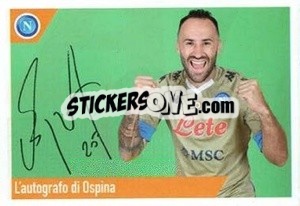 Sticker Ospina - SSC Napoli 2020-2021 n. 14 - Erredi Galata Edizioni