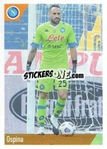 Sticker Ospina - SSC Napoli 2020-2021 n. 15 - Erredi Galata Edizioni