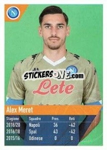 Sticker Meret - SSC Napoli 2020-2021 - Erredi Galata Edizioni