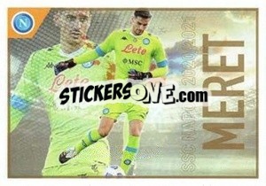 Sticker Meret - SSC Napoli 2020-2021 - Erredi Galata Edizioni