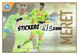 Cromo Meret - SSC Napoli 2020-2021 - Erredi Galata Edizioni