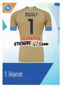 Figurina Meret - SSC Napoli 2020-2021 - Erredi Galata Edizioni