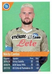 Sticker Contini - SSC Napoli 2020-2021 - Erredi Galata Edizioni