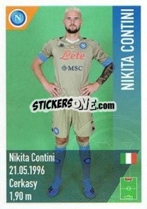 Sticker Contini - SSC Napoli 2020-2021 n. 25 - Erredi Galata Edizioni
