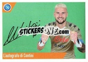 Cromo Contini - SSC Napoli 2020-2021 - Erredi Galata Edizioni