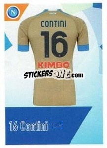 Sticker Contini - SSC Napoli 2020-2021 - Erredi Galata Edizioni