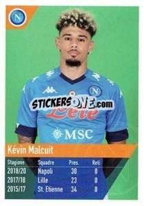 Figurina Malcuit - SSC Napoli 2020-2021 - Erredi Galata Edizioni