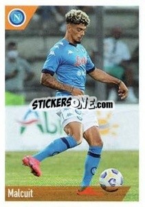 Sticker Malcuit - SSC Napoli 2020-2021 - Erredi Galata Edizioni