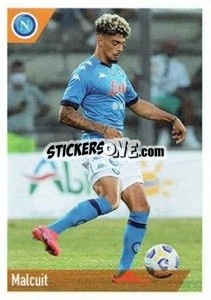 Sticker Malcuit - SSC Napoli 2020-2021 n. 32 - Erredi Galata Edizioni