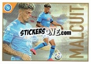 Sticker Malcuit - SSC Napoli 2020-2021 - Erredi Galata Edizioni