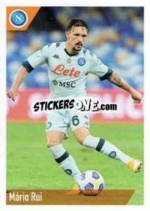 Sticker Mario Rui - SSC Napoli 2020-2021 n. 39 - Erredi Galata Edizioni