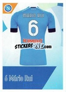Sticker Mario Rui - SSC Napoli 2020-2021 n. 40 - Erredi Galata Edizioni