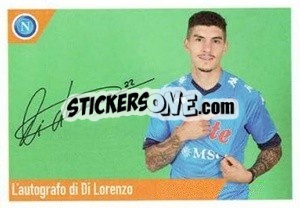 Cromo Di Lorenzo - SSC Napoli 2020-2021 - Erredi Galata Edizioni