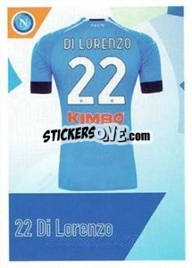 Sticker Di Lorenzo - SSC Napoli 2020-2021 - Erredi Galata Edizioni